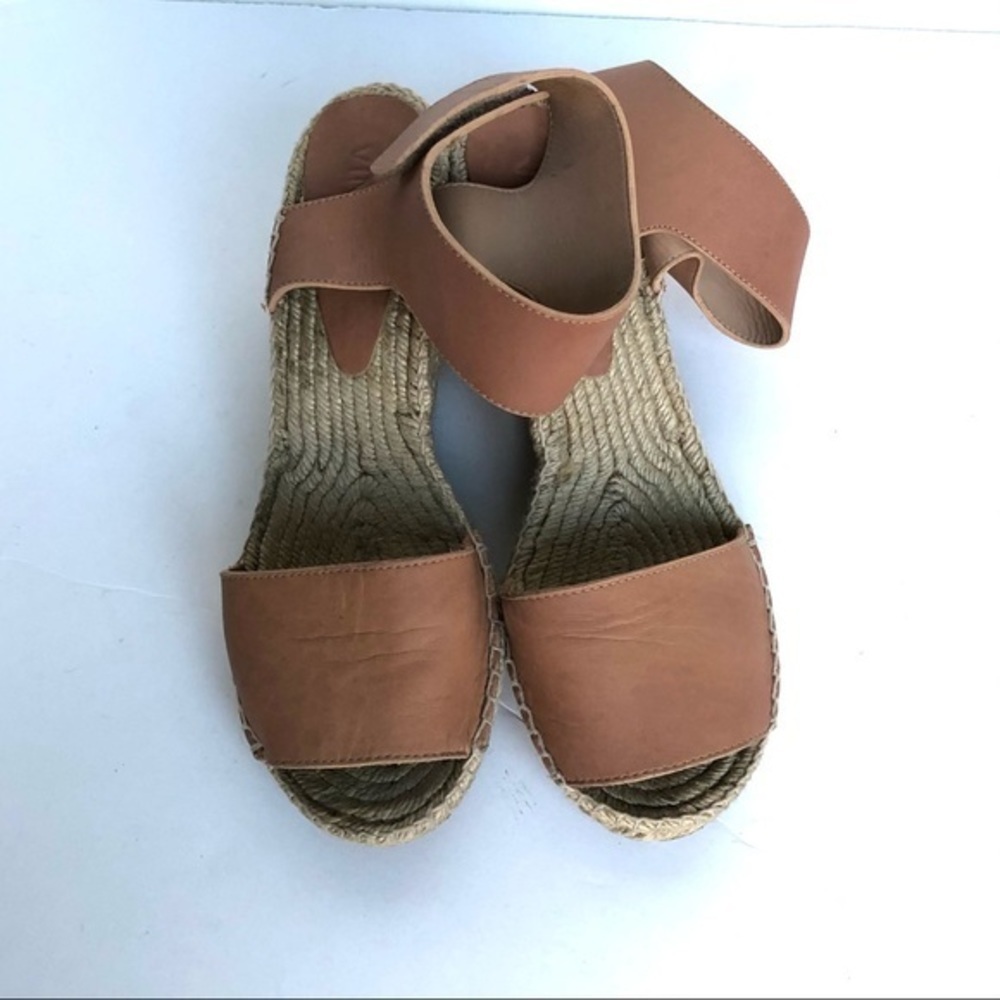 Vince. Sophia nude leather espadrille size 10 - Picture 6 of 9